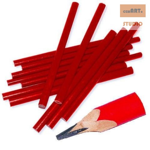 OŁÓWKI STOLARSKIE 180 mm 12 szt. OŁÓWKI STOLARSKIE 180 mm 12 szt.