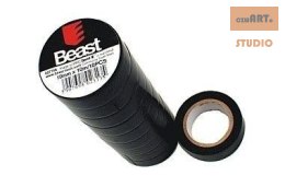 TAŚMA IZOLACYJNA CZARNA 19mm x 10m 10 sztuk