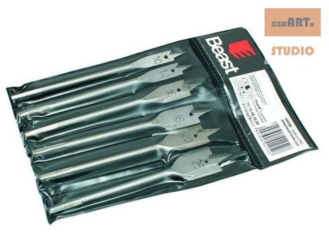WIERTŁA DO DREWNA 10; 12; 16; 18; 20 i 25 mm 6 sztuk WIERTŁA DO DREWNA 10; 12; 16; 18; 20 i 25 mm 6 sztuk