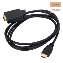 KABEL HDMI-VGA 1,8m black