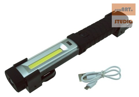 LAMPA LATARKA WARSZTATOWA LED MAGNES HACZYKI AKU LAMPA LATARKA WARSZTATOWA LED MAGNES HACZYKI AKU