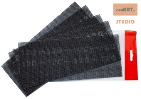 SIATKA ŚCIERNA 180, 115X280 mm, 5 sztuk SIATKA ŚCIERNA 180, 115X280 mm, 5 sztuk