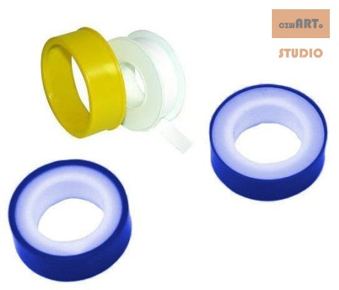 TAŚMA TEFLONOWA PTFE USZCZELNIAJĄCA 10 szt x 8 metrów TAŚMA TEFLONOWA PTFE USZCZELNIAJĄCA 10 szt x 8 metrów