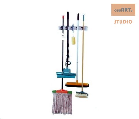 UCHWYT WIESZAK NA NARZEDZIA MIOTŁY MOP 5x /6x UCHWYT WIESZAK NA NARZEDZIA MIOTŁY MOP 5x /6x