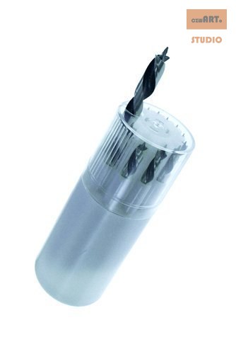 Wiertła do drewna, Komplet 3-10 mm, 11 sztuk Wiertła do drewna, Komplet 3-10 mm, 11 sztuk