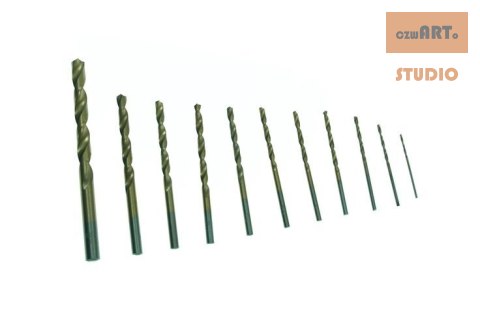 Wiertła do metalu 1,5 - 8 mm, 11 sztuk, PRECYZYJNE Wiertła do metalu 1,5 - 8 mm, 11 sztuk, PRECYZYJNE
