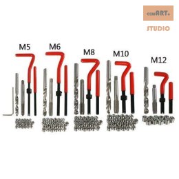 ZESTAW DO NAPRAWY GWINTÓW 131 el.