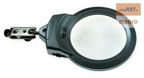 ZESTAW ''TRZECIA RĘKA'' CHWYTAKI Z LUPĄ 84 mm LED ZESTAW ''TRZECIA RĘKA'' CHWYTAKI Z LUPĄ 84 mm LED