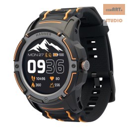 Hammer Smartwatch plus BLACK-ORANGE/CZARNY/POMARAŃCZOWY