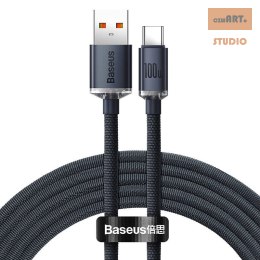 KABEL BASEUS CRYSTAL SHINE 100W 1.2M USB/USB-C BLACK