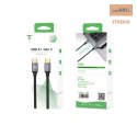 KABEL T-PHOX FENCING USB-C/USB-C 20V/5A(100W)/USB3,1/10Gbps/4K/1M BLACK