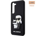 KARL LAGERFELD SAM S23 SAFFIANO KARL& CHOUPETTE KLHCS23SSANKCPK BLACK/CZARNY