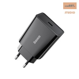 ŁAD SIEC BASEUS SPEED MINI PD 20W USB-C BLACK