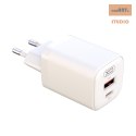 XO ŁAD SIEĆ L96 PD 30W QC 3.0 18W 1xUSB 1xUSB-C BIAŁA