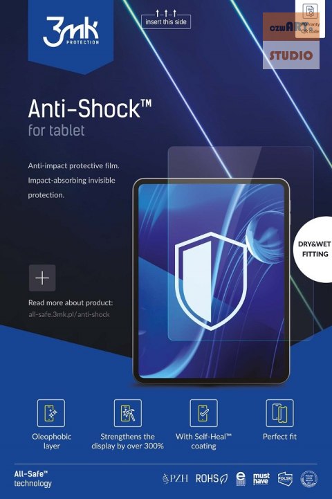 3MK AIO ANTI-SHOCK TABLET 5szt DRY-WET