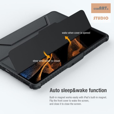 NILLKIN BUMPER PRO SAMSUNG TAB S8+/S8+ 5G/S7+/S7 FE, BLACK / CZARNY NILLKIN BUMPER PRO SAMSUNG TAB S8+/S8+ 5G/S7+/S7 FE, BLACK / CZARNY