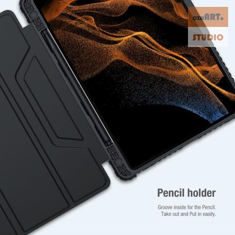NILLKIN BUMPER PRO SAMSUNG TAB S8+/S8+ 5G/S7+/S7 FE, BLACK / CZARNY NILLKIN BUMPER PRO SAMSUNG TAB S8+/S8+ 5G/S7+/S7 FE, BLACK / CZARNY