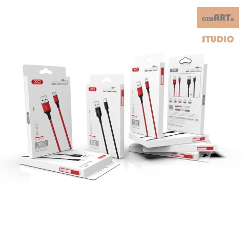 XO KABEL NB143 USB-Lightning 2,4A 1M czarny XO KABEL NB143 USB-Lightning 2,4A 1M czarny
