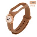 Opaska dziecięca Smart Band M3/M4 BROWN LION / BRĄZOWY LEW