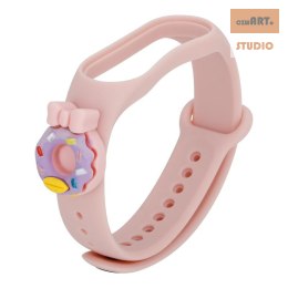 Opaska dziecięca Smart Band M3/M4 PINK DONUT / RÓŻOWY PĄCZEK