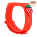 Opaska dziecięca Smart Band M3/M4 RED STRAWBERRY / CZERWONA TRUSKAWKA