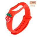 Opaska dziecięca Smart Band M3/M4 RED STRAWBERRY / CZERWONA TRUSKAWKA