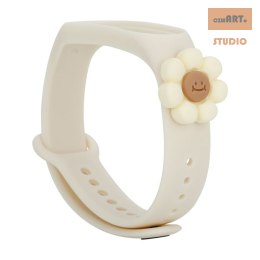 Opaska dziecięca Smart Band M3/M4 WHITE FLOWER / BIAŁY KWIAT