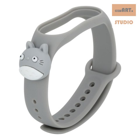 Opaska dziecięca Smart Band M5/M6/M7 GRAY CAT / SZARY KOT