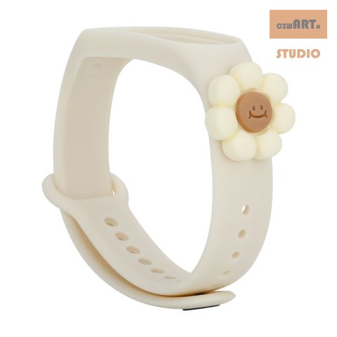 Opaska dziecięca Smart Band M5/M6/M7 WHITE FLOWER / BIAŁY KWIAT Opaska dziecięca Smart Band M5/M6/M7 WHITE FLOWER / BIAŁY KWIAT