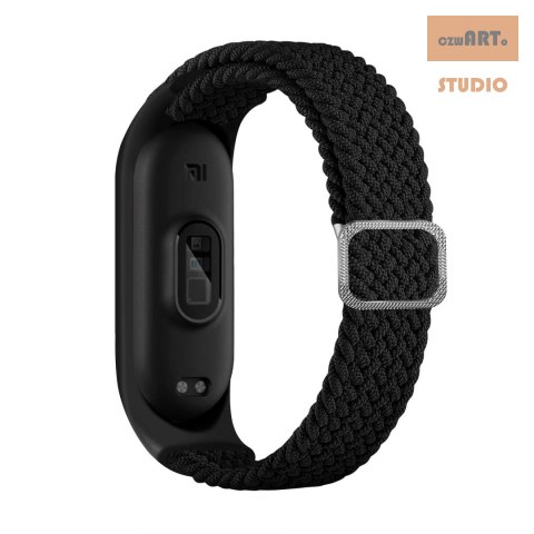 Opaska pleciona Smart Band M3/M4/M5/M6 BLACK / CZARNY