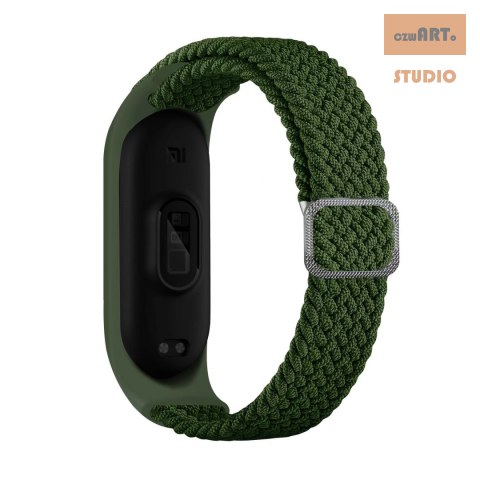 Opaska pleciona Smart Band M3/M4/M5/M6 GREEN / ZIELONY