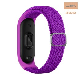 Opaska pleciona Smart Band M3/M4/M5/M6 PURPLE / FIOLETOWY