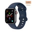 Pasek silikonowy Apple watch 38/40/41mm dark blue S