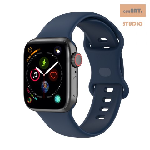 Pasek silikonowy Apple watch 38/40/41mm dark blue S