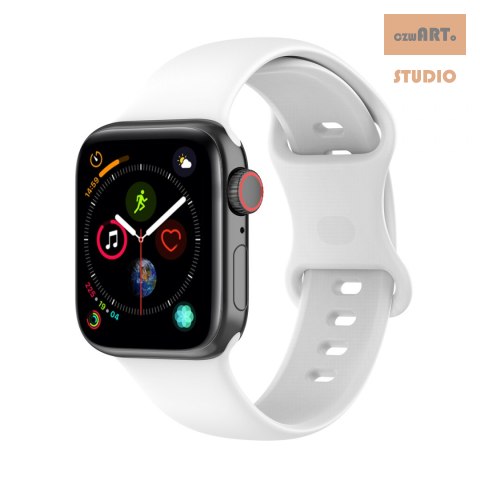 Pasek silikonowy Apple watch 38/40/41mm white M