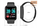 SMARTWATCH Y68S BLACK / CZARNY