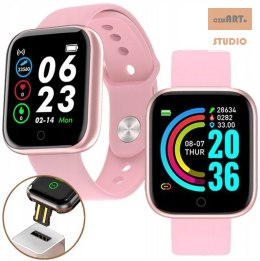 SMARTWATCH Y68S PINK / RÓŻOWY