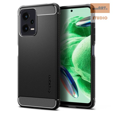 SPIGEN RUGGED ARMOR XIAOMI REDMI NOTE 12 5G MATTE BLACK