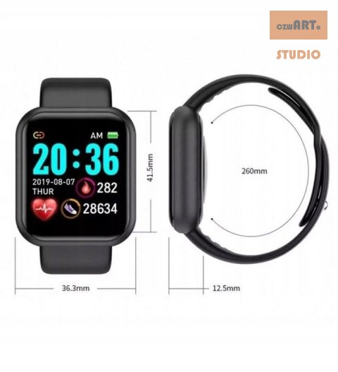 Smartwatch L18 BLACK / CZARNY Smartwatch L18 BLACK / CZARNY