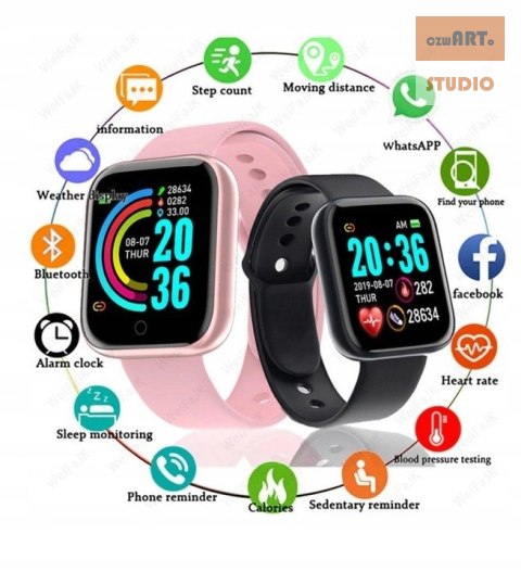 Smartwatch L18 BLACK / CZARNY Smartwatch L18 BLACK / CZARNY
