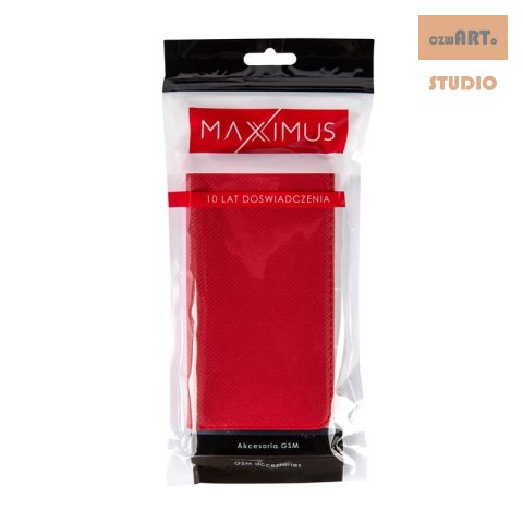 WALLET MAXXIMUS MAGNETIC SAMSUNG A34 5G RED / CZERWONY WALLET MAXXIMUS MAGNETIC SAMSUNG A34 5G RED / CZERWONY