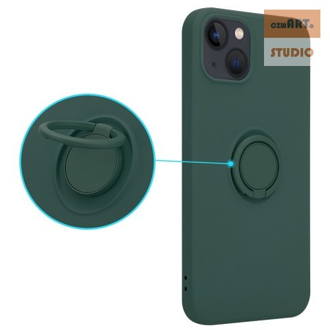Etui Silicon Ring do Samsung S23 zielony Etui Silicon Ring do Samsung S23 zielony