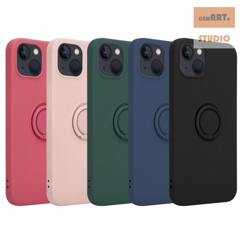 Etui Silicon Ring do Samsung S23 zielony Etui Silicon Ring do Samsung S23 zielony