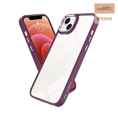 MX GLOSSY CAM IPHONE 14 PLUS DARK RED / BORDOWY MX GLOSSY CAM IPHONE 14 PLUS DARK RED / BORDOWY