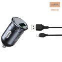 XO ŁAD SAM CC46 QC 18W USB SZARA + KABEL LIGHTNING