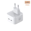 XO ŁAD SIEC L102 PD 35W 2x USB-C WHITE KABEL LIGHTNING