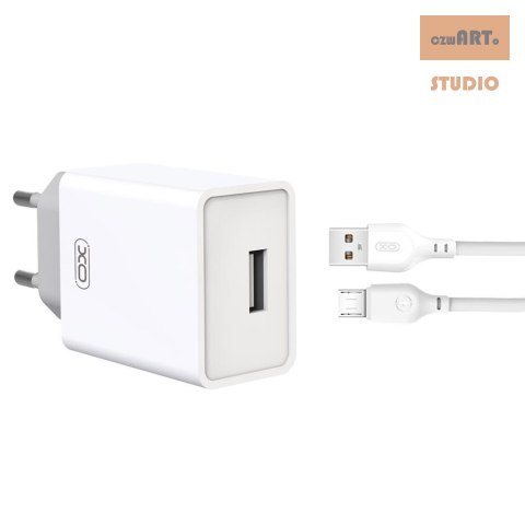 XO ŁAD SIEC L93 1xUSB 2,4A BIAŁY KABEL MICROUSB XO ŁAD SIEC L93 1xUSB 2,4A BIAŁY KABEL MICROUSB