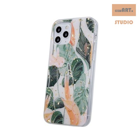 ETUI GOLD GLAM IPHONE 11 PRO FLOWERBED