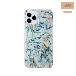 ETUI GOLD GLAM SAMSUNG A02S BOHO LEAVES