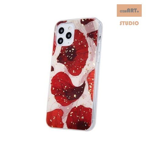 ETUI GOLD GLAM SAMSUNG A21S POPPY